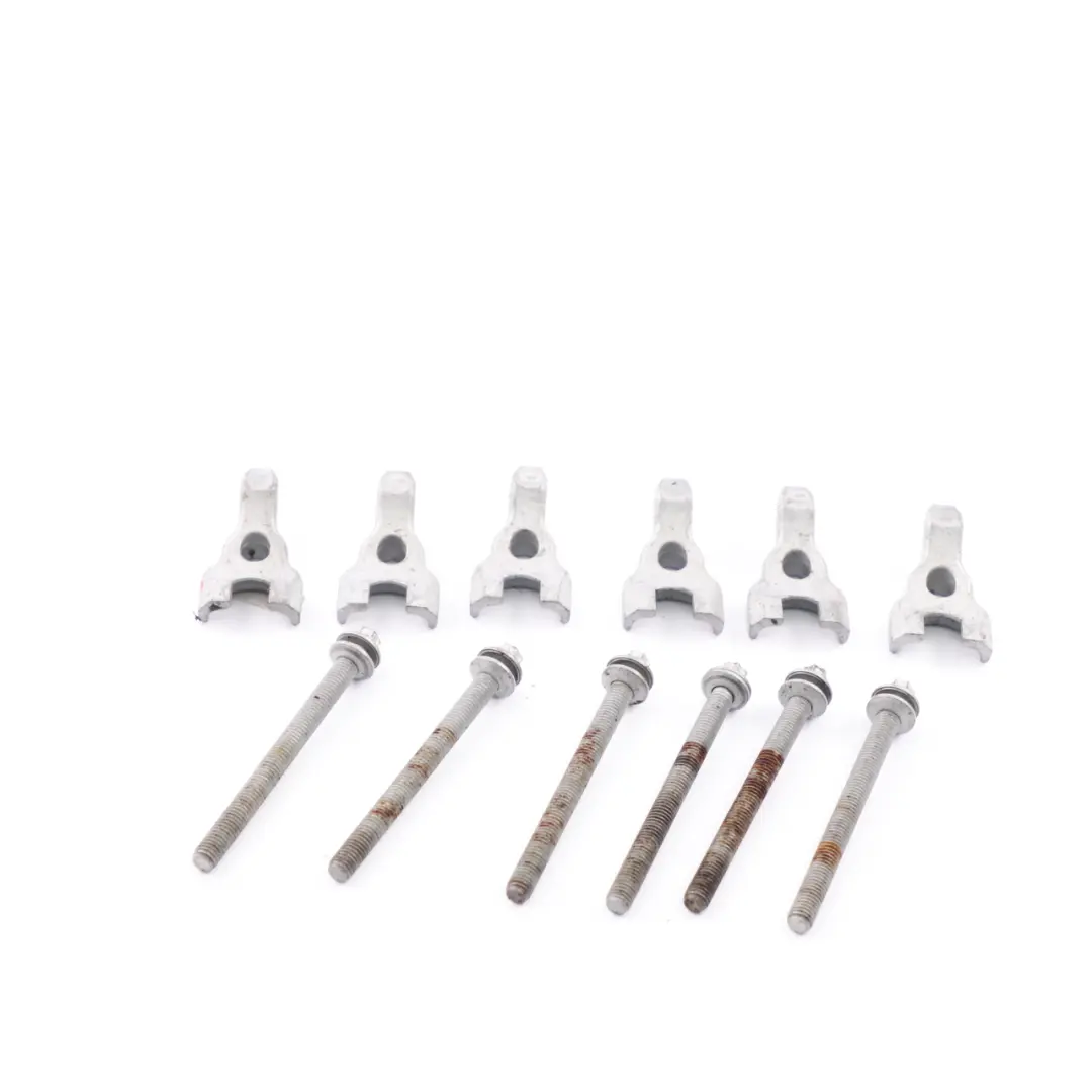 BMW E60 E81 E87 LCI E90 E91 120d 320d 520d N47 Fuel Injector Bracket Mount Set - SKU 7797881-2 - Part number 7797881
