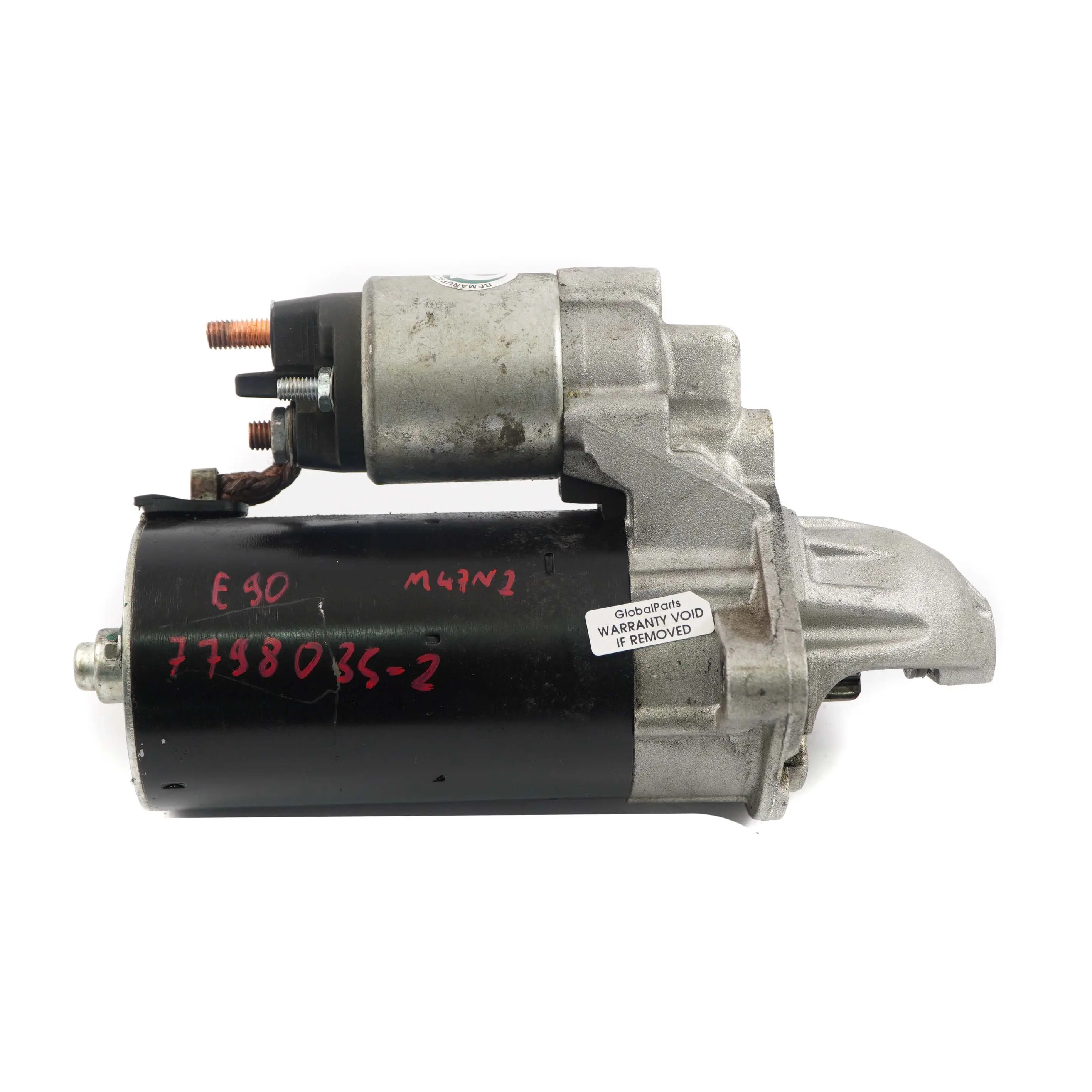 BMW 1 3 5 er E60 E61 E87 E90 E91 M47N2 M57N2 Austausch Anlasser 7798035