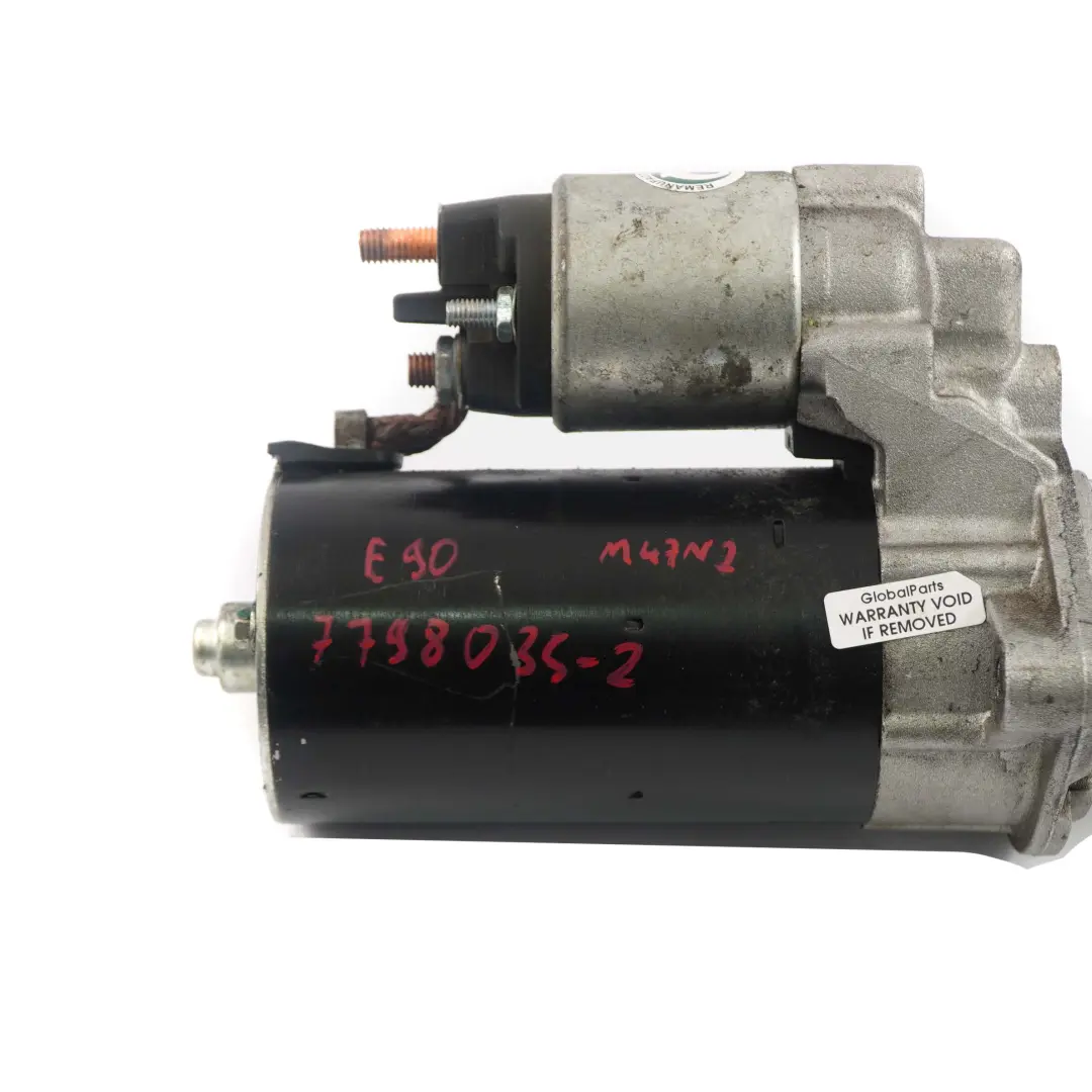 BMW Serie 1 3 5 E60 E61 E87 E90 E91 M47N2 M57N2 Motorino di avviamento - SKU 7798035-2 - Numero di parte 7798035