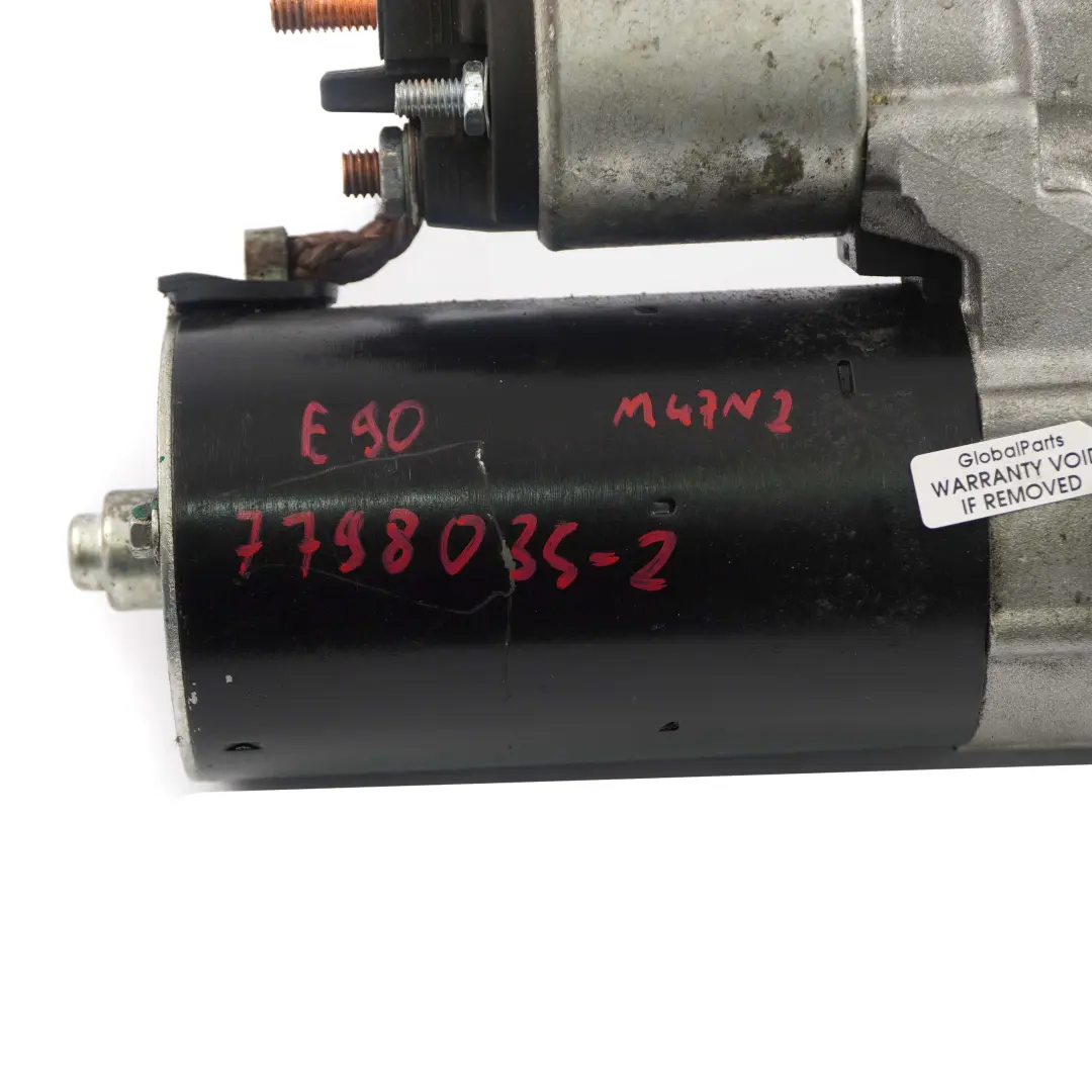 BMW E60 E90 Rozrusznik Silnika Diesel M47N2 M57N2 - SKU 7798035-2 - Numer Części 7798035