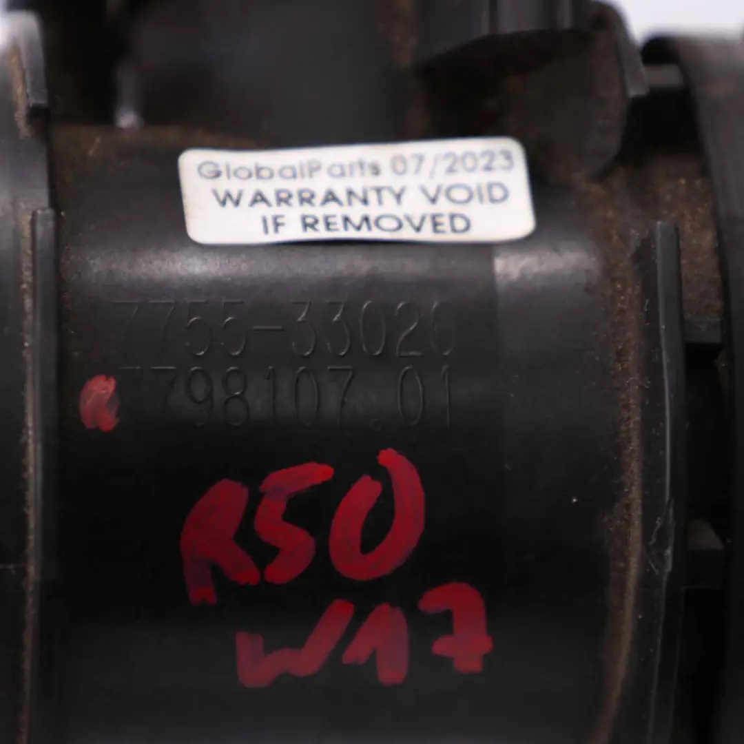 W17 Tube de Debitmetre Massique d'air a Film Chaud pour Mini One D R50 Diesel à propos du numéro de pièce 7798107 Mini One D R50 Diesel W17 Tube de Debitmetre Massique d'air a Film Chaud - SKU 7798107 - Numéro de pièce 7798107