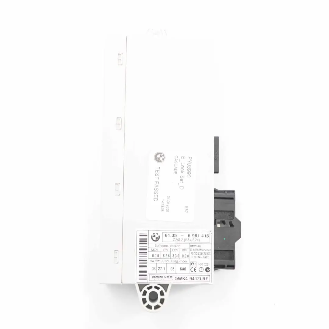 BMW E87 E90 E91 118d 318d M47N2 122HP Engine ECU KIT DDE CAS2 + Keys - SKU 7798179-3 - Part number 7798179