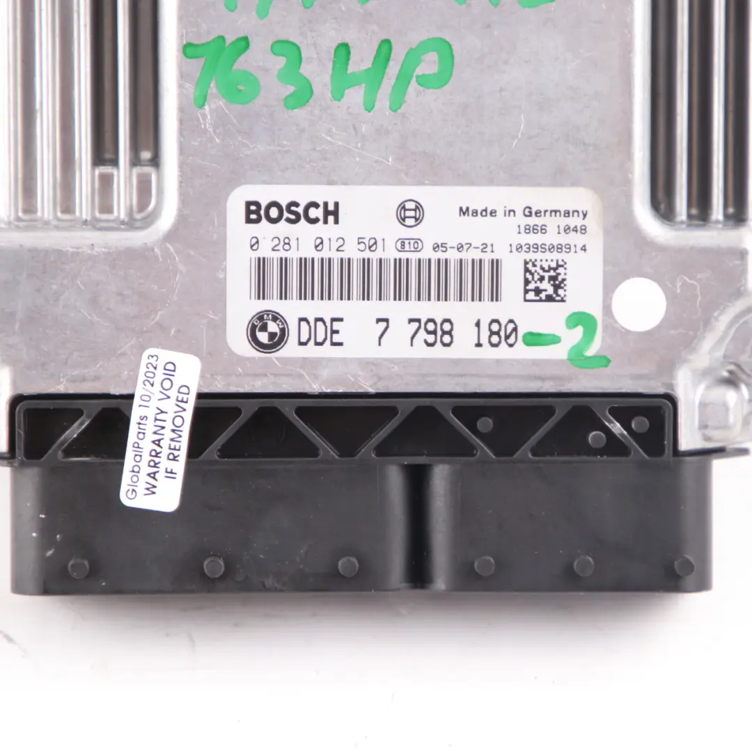 BMW E60 E87 E90 E91 120d 320d 520d M47N2 ECU Sterownik Silnika DDE - SKU 7798180-2 - Numer Części 7798180