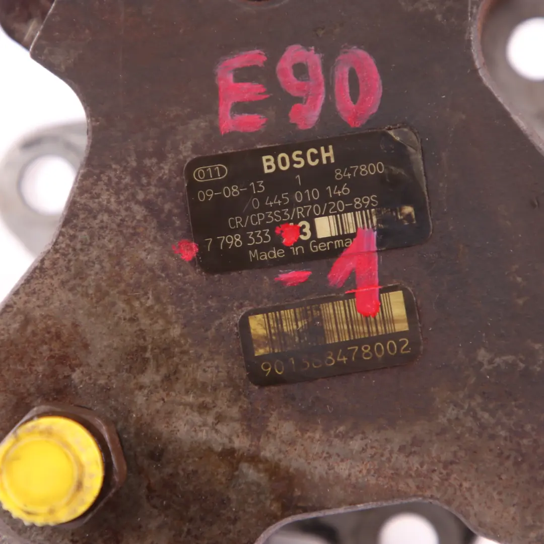 High Pressure Pump BMW E87 E90 E91 M47N2 M57N2 Fuel Pump Diesel X3 7798333 to with Part number 8511824 High Pressure Pump BMW E87 E90 E91 M47N2 M57N2 Fuel Pump Diesel X3 7798333 - SKU 7798333-1 - Part number 8511824