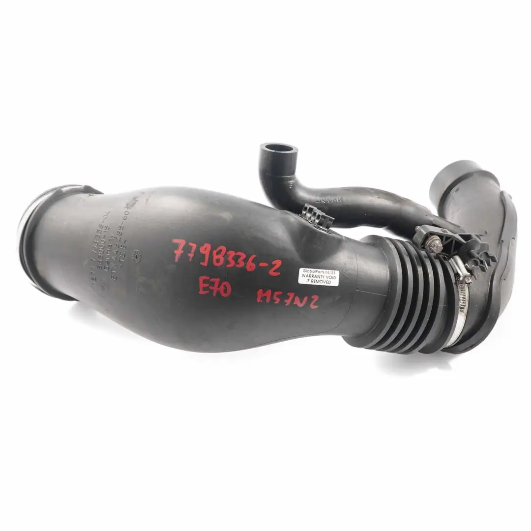 BMW X5 X6 E70 E71 M57N2 Tubo di aspirazione aria Filtro Turbo 7798338 - SKU 7798336-2 - Numero di parte 7798336