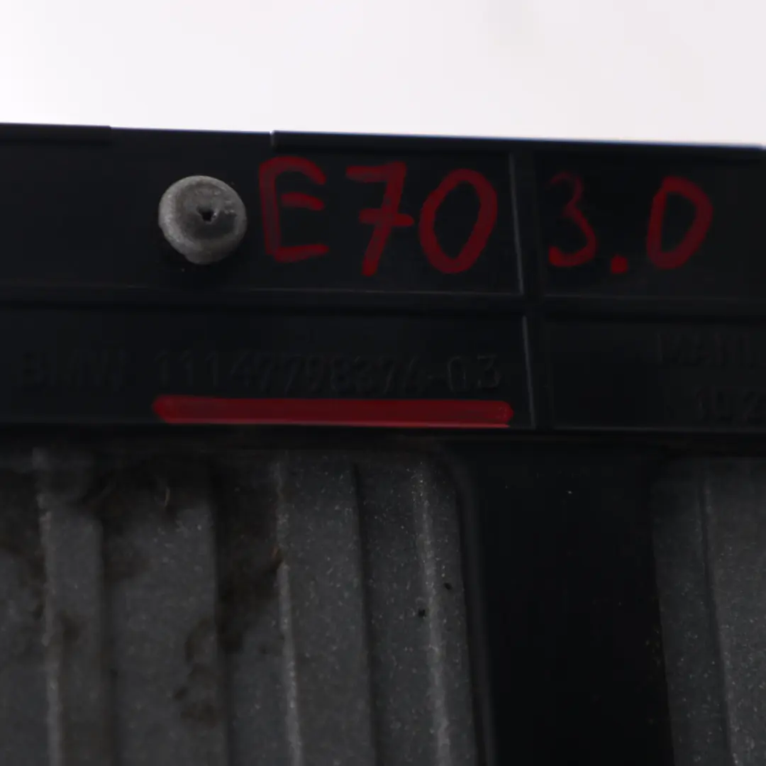BMW X5 E70 X6 E71 M57N2 Osłona Pokrywa Silnika - SKU 7798374 - Numer Części 7798374