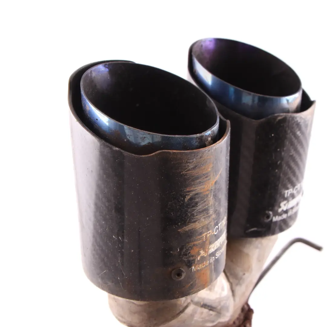 Exhaust Pipe 535d M57N Exhaust Double Tailpipe Finisher to BMW E60 E61 with Part number 7798465 BMW E60 E61 Exhaust Pipe 535d M57N Exhaust Double Tailpipe Finisher - SKU 7798465-1 - Part number 7798465