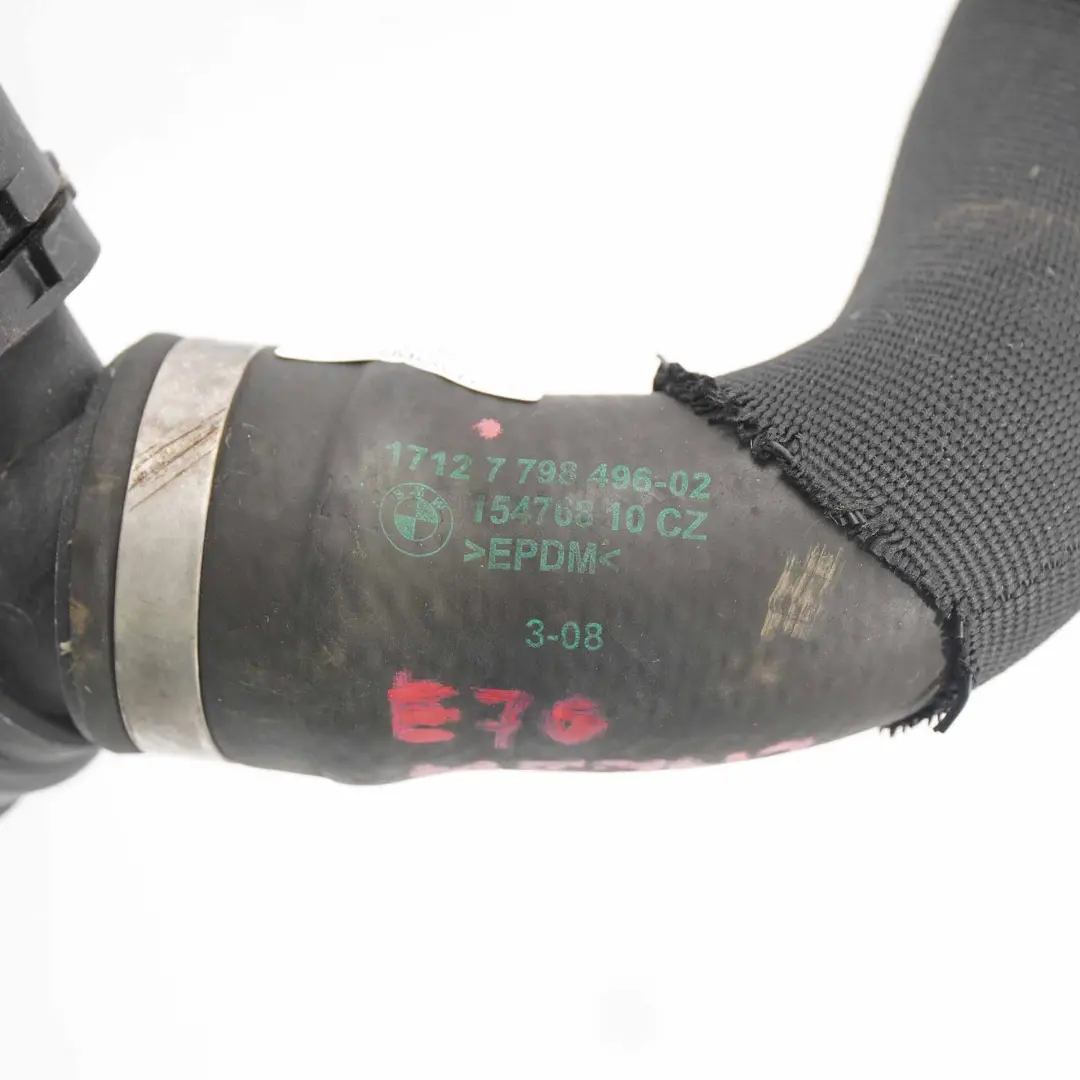  Manguera Refrigerante BMW E70 E71 M57N2 Tubo Refrigeración Radiador - SKU 7798496 - Número de pieza 7798496