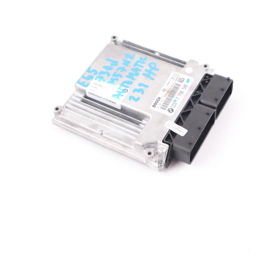 M57N2 231HP ECU Engine Control Unit Module DDE Automatic to BMW E65 730d with Part number 7798506 BMW E65 730d M57N2 231HP ECU Engine Control Unit Module DDE Automatic - SKU 7798506 - Part number 7798506