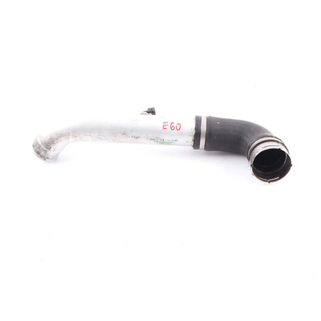 M57N M57N2 Turbo Intercooler Charge Air Line Pipe Hose 7793896 to BMW E60 E61 with Part number 7799401 BMW E60 E61 M57N M57N2 Turbo Intercooler Charge Air Line Pipe Hose 7793896 - SKU 7799401-1 - Part number 7799401