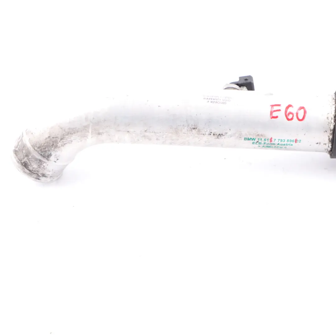 M57N M57N2 Turbo Intercooler Charge Air Line Pipe Hose 7793896 to BMW E60 E61 with Part number 7799401 BMW E60 E61 M57N M57N2 Turbo Intercooler Charge Air Line Pipe Hose 7793896 - SKU 7799401-1 - Part number 7799401