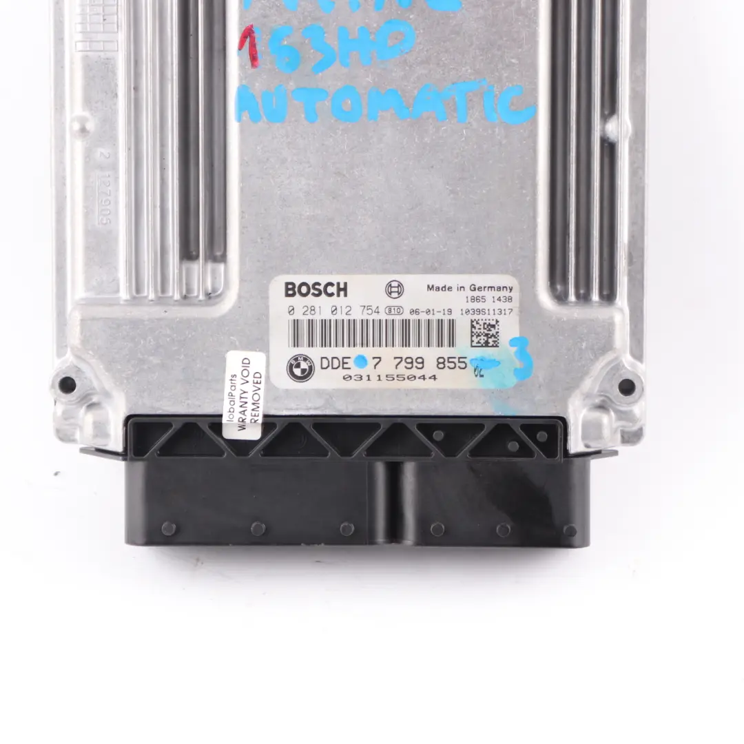 BMW E60 E87 E90 120d 320d 520d M47N2 Engine Control Unit ECU Kit DDE - SKU 7799855-3 - Part number 7799855