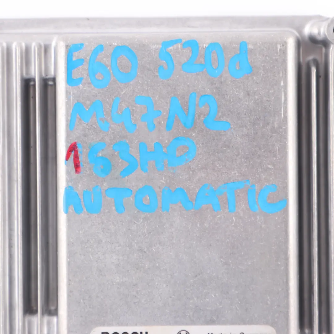 M47N2 Engine Control Unit ECU Kit DDE to BMW E60 E87 E90 120d 320d 520d with Part number 7799855 BMW E60 E87 E90 120d 320d 520d M47N2 Engine Control Unit ECU Kit DDE - SKU 7799855-3 - Part number 7799855