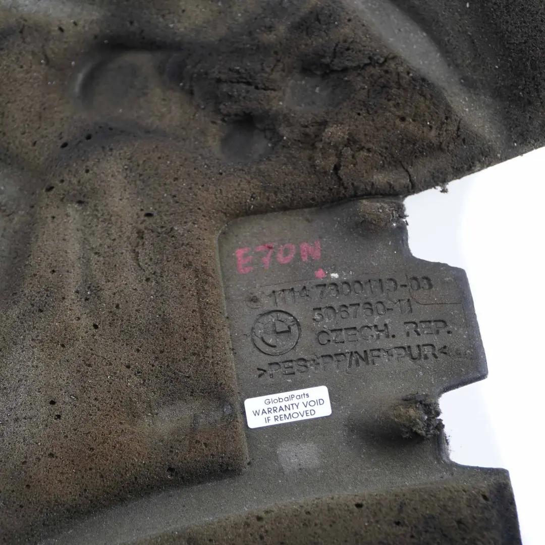  Acoustic Cover BMW E70 LCI E71 N57 Rear Engine Insulation - SKU 7800119 - Part number 7823219