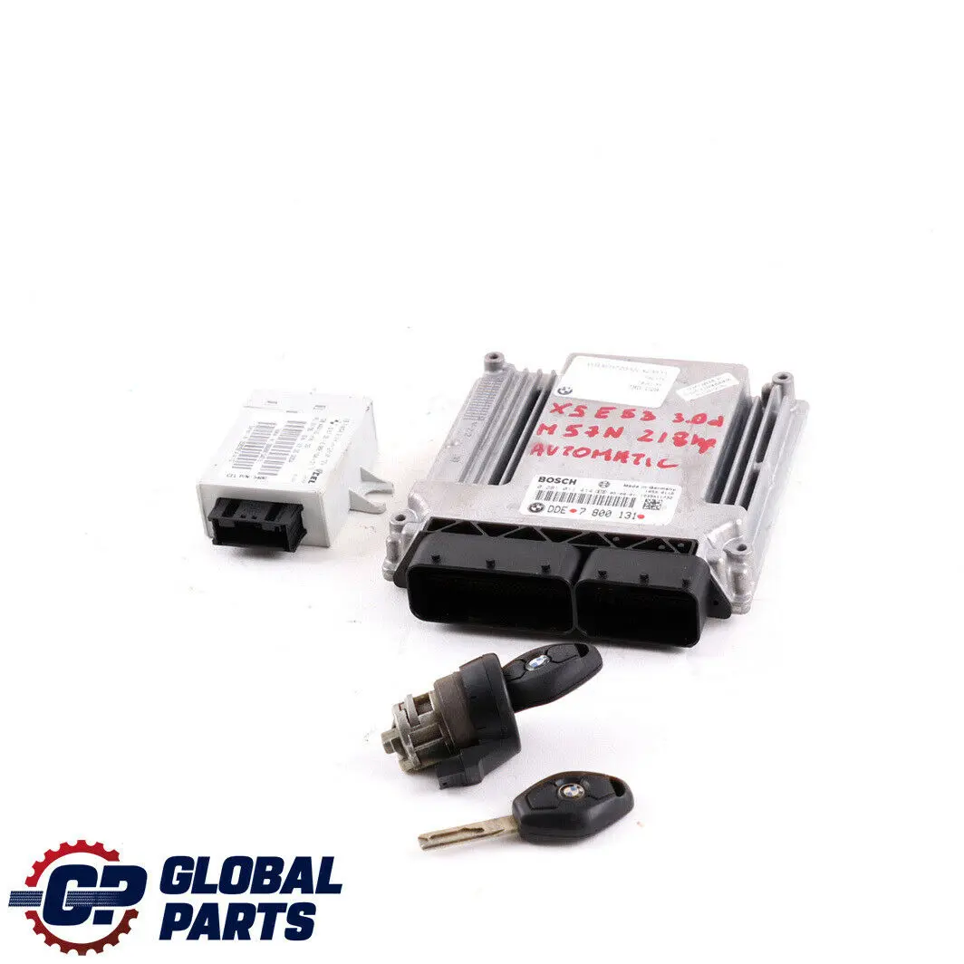 M57N 218HP ECU Kit DDE EWS3 + 2 Keys Automatic to BMW X5 Series E53 3.0d with Part number 7800131 BMW X5 Series E53 3.0d M57N 218HP ECU Kit DDE EWS3 + 2 Keys Automatic - SKU 7800131-1 - Part number 7800131