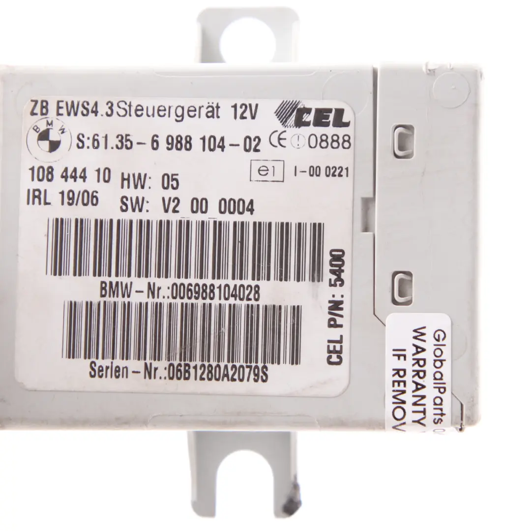 M57N 218HP ECU Engine Unit Kit DDE EWS3 + Key Automatic to BMW X5 E53 3.0d with Part number 7800131 BMW X5 E53 3.0d M57N 218HP ECU Engine Unit Kit DDE EWS3 + Key Automatic - SKU 7800131-3 - Part number 7800131