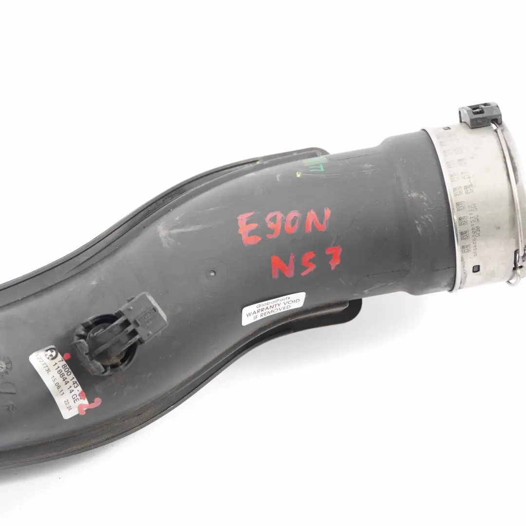 N57 Ligne charge d'air Tuyau collecteur d'intercooler pour BMW E90 E91 LCI à propos du numéro de pièce 7800143 BMW E90 E91 LCI N57 Ligne charge d'air Tuyau collecteur d'intercooler - SKU 7800143-2 - Numéro de pièce 7800143