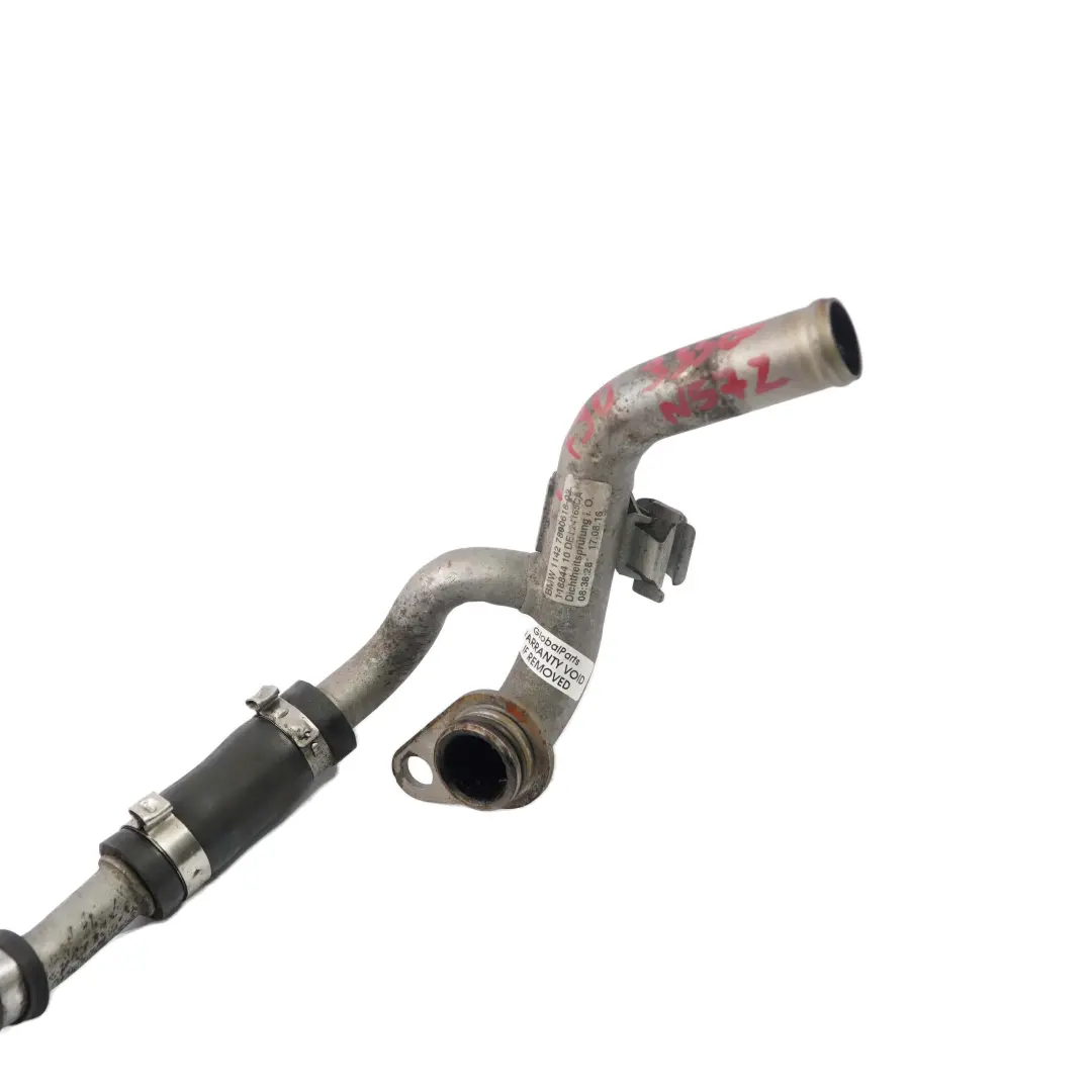 335dX 435dX N57Z Tubo aceite retorno del turbocompresor para BMW F30 F32 LCI con número de pieza 7800618 BMW F30 F32 LCI 335dX 435dX N57Z Tubo aceite retorno del turbocompresor - SKU 7800618-1 - Número de pieza 7800618