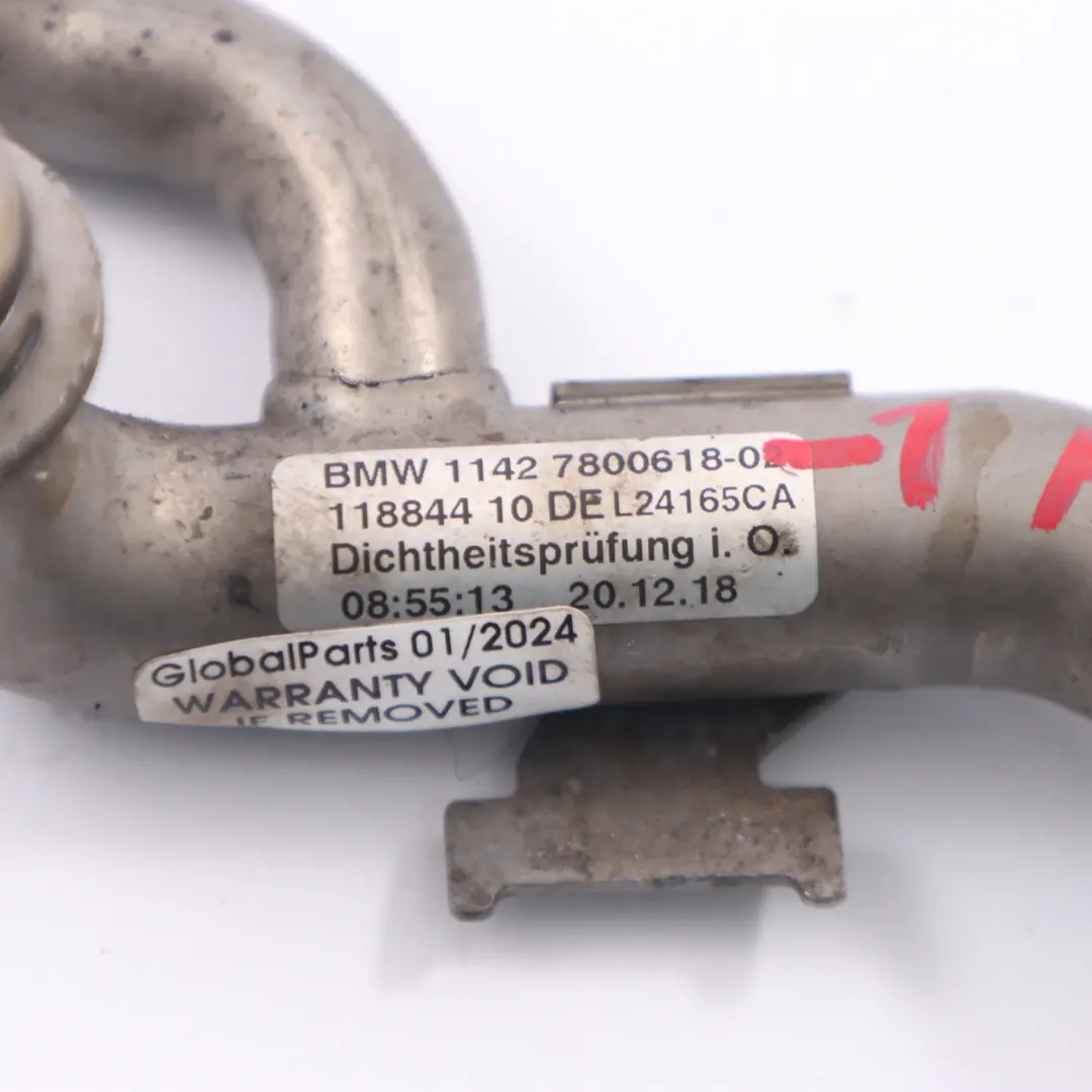 BMW F30 F32 LCI 335dX 435dX N57Z Turbocharger Return Oil Pipe Line - SKU 7800618-1 - Part number 7800618