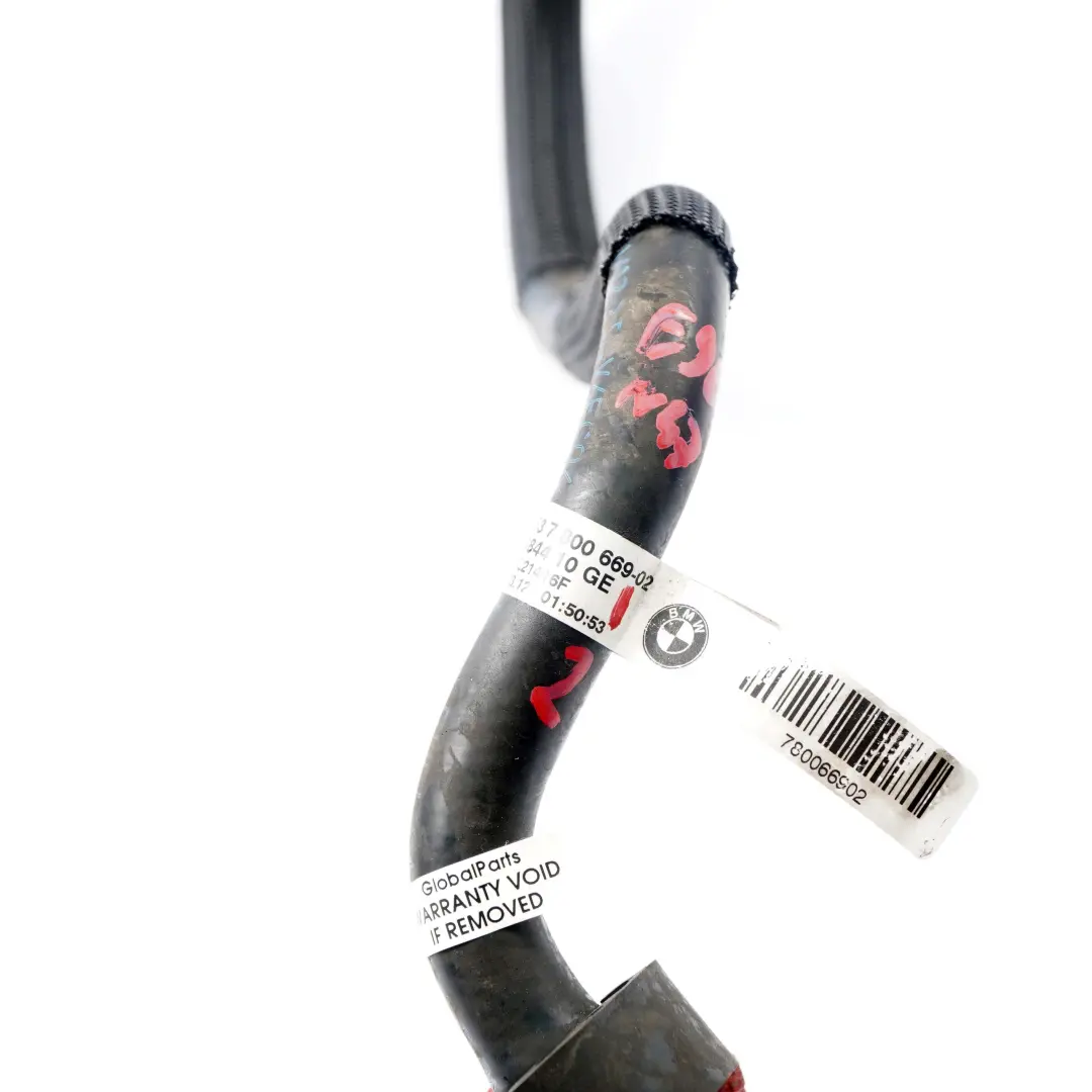 BMW E81 E87 LCI E90 E91 E92 Manguera Retorno De Combustible Diésel N47 - SKU 7800669-2 - Número de pieza 7800669