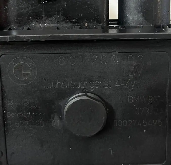 M47N2 Module bougie préchauffage l'unité BERU pour BMW E60 E83 E87 E90 Diesel à propos du numéro de pièce 7801200 BMW E60 E83 E87 E90 Diesel M47N2 Module bougie préchauffage l'unité BERU - SKU 7801200-2 - Numéro de pièce 7801200