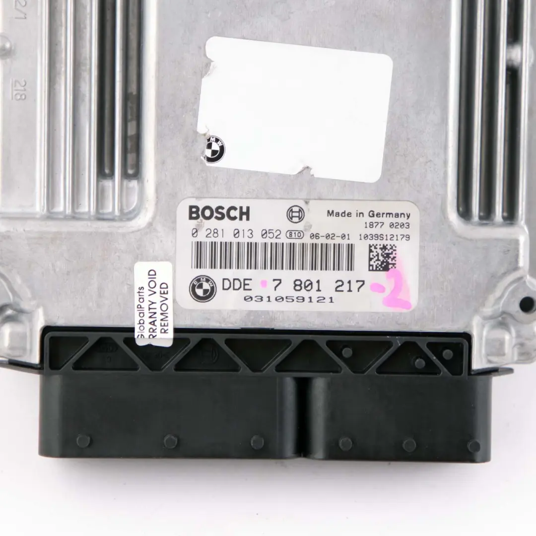 BMW X3 E83 3.0d M57N2 218HP ECU Control Unit Kit DME + EWS3 + Key Manual - SKU 7801217-2 - Part number 7801217
