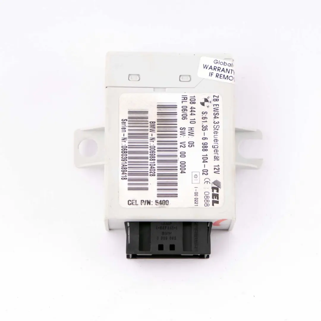BMW X3 E83 3.0d M57N2 218HP ECU Control Unit Kit DME + EWS3 + Key Manual - SKU 7801217-2 - Part number 7801217