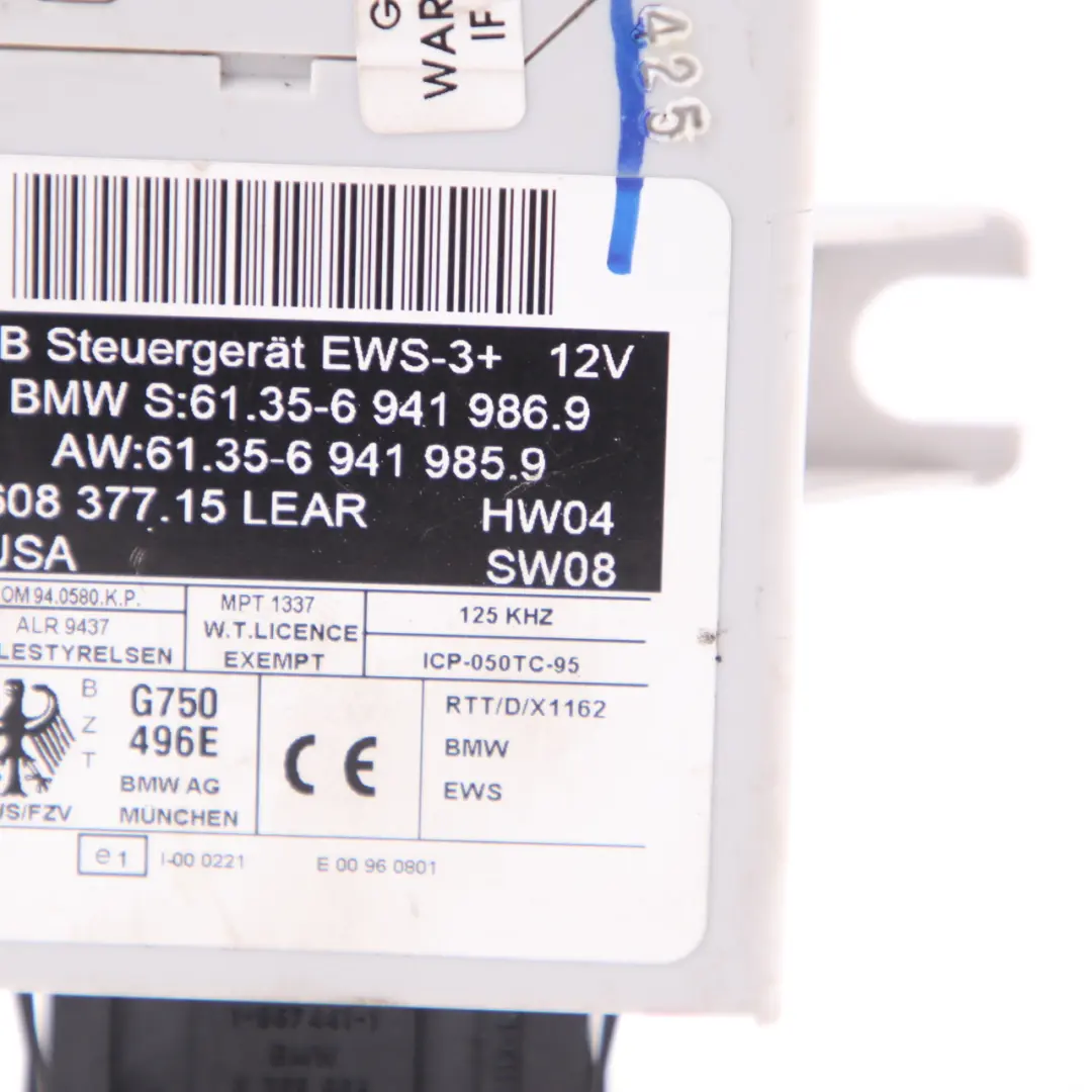 BMW X3 E83 3.0d M57N2 218HP ECU Control Unit Kit DME EWS3 Keys Automatic - SKU 7801217-3 - Part number 7801217