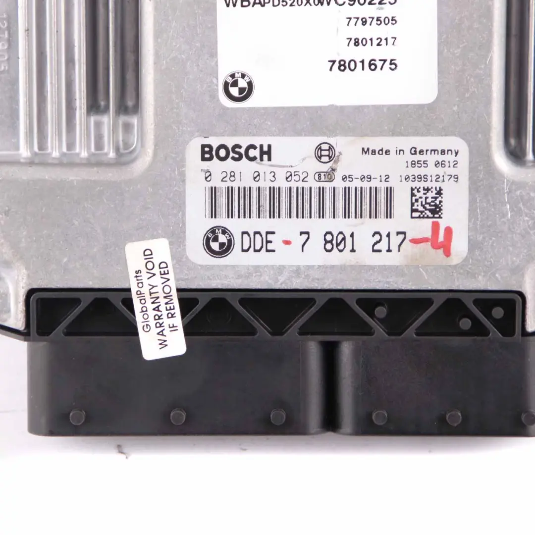 BMW X3 E83 3.0d M57N2 218HP ECU Control Unit Kit DME EWS3 Key Automatic - SKU 7801217-4 - Part number 7801217