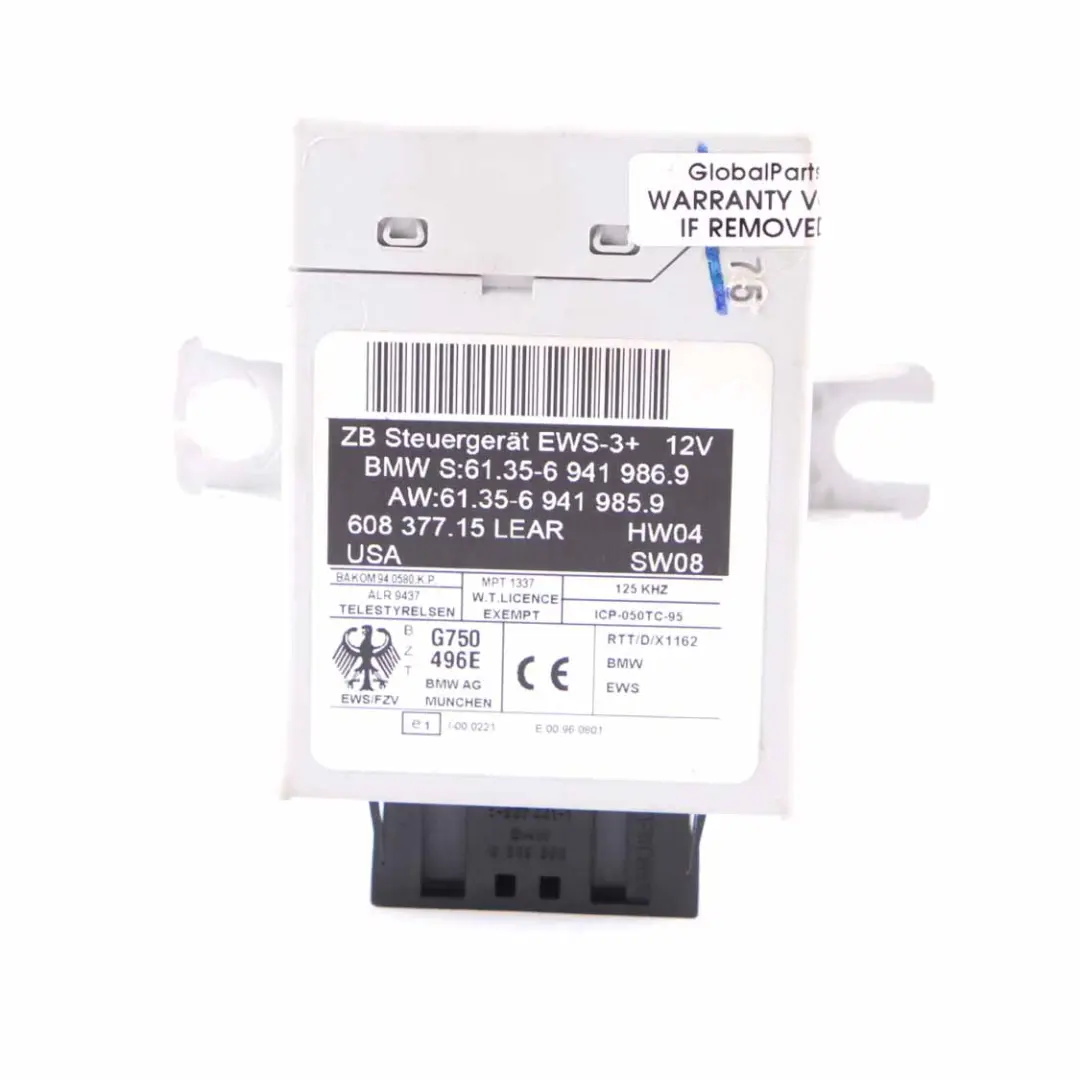 BMW X3 E83 3.0d M57N2 218HP ECU Control Unit Kit DME EWS3 Key Automatic - SKU 7801217-4 - Part number 7801217