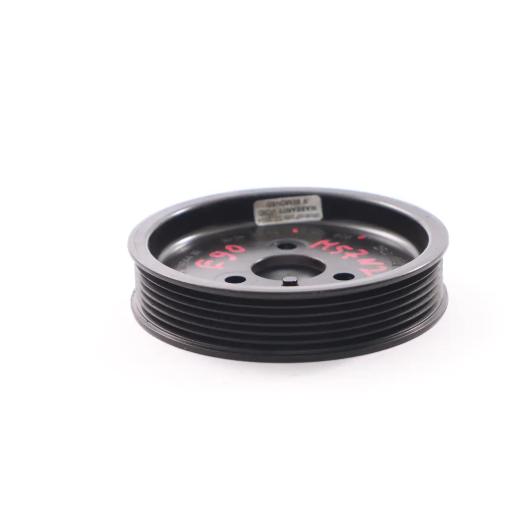 Polea de la Bomba de Dirección Rueda Diesel M57N2 para BMW E90 E91 E92 335d con número de pieza 7801606 BMW E90 E91 E92 335d Polea de la Bomba de Dirección Rueda Diesel M57N2 - SKU 7801606 - Número de pieza 7801606