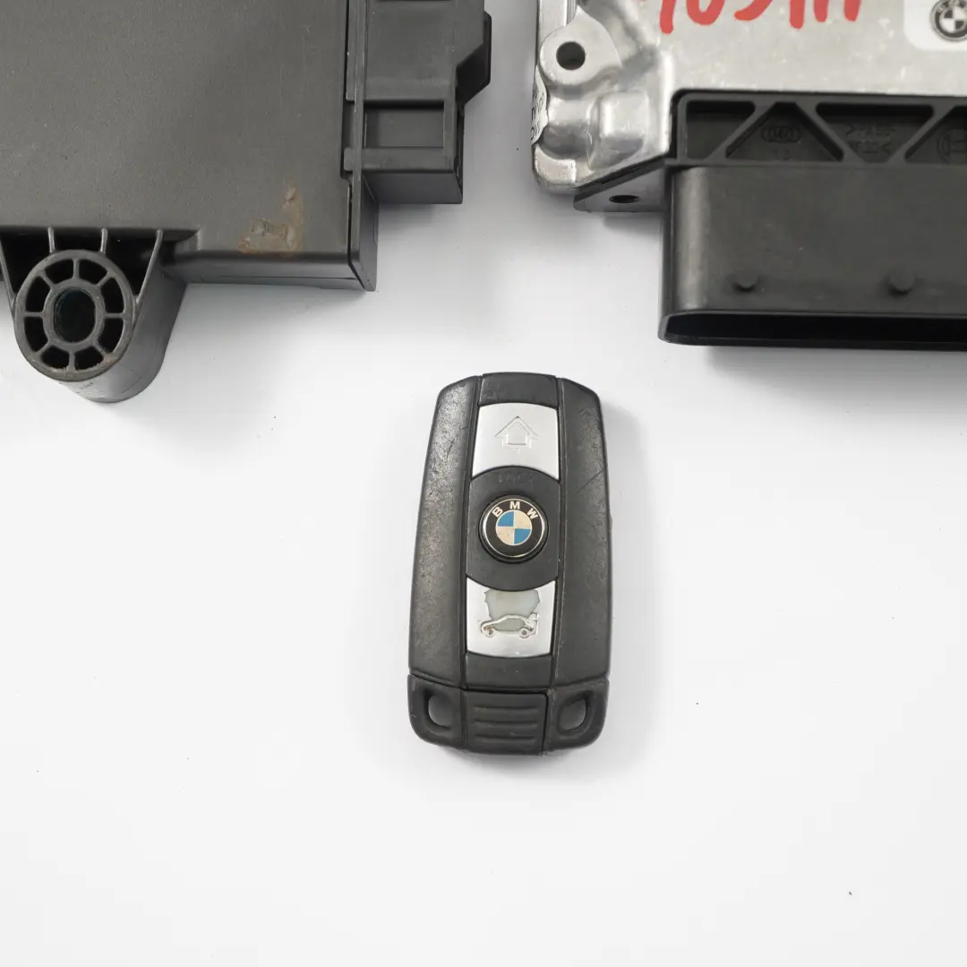 BMW E60 E87 E90 120d 320d 520d M47N2 Steuergerät DME CAS2 + Schlüssel - SKU 7801711-6 - Teilenummer 7801711
