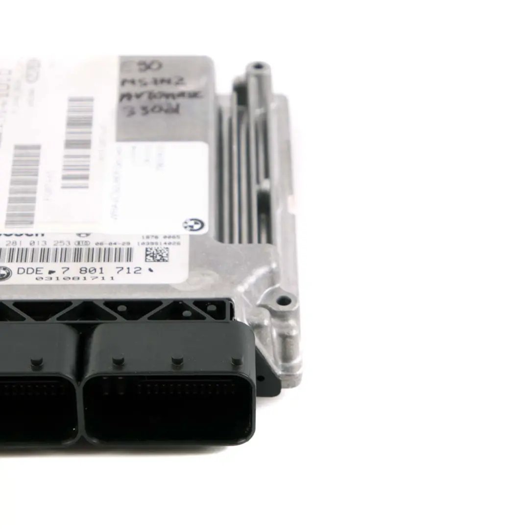 M57N2 Engine DDE Control Unit Automatic to BMW E60 E61 E90 E91 330d 530d with Part number 7801712 BMW E60 E61 E90 E91 330d 530d M57N2 Engine DDE Control Unit Automatic - SKU 7801712 - Part number 7801712