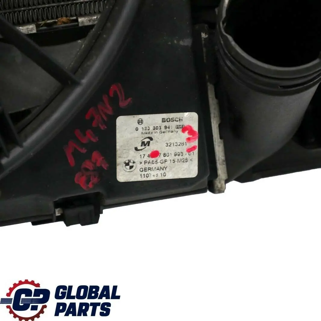 BMW 1 3 SERIES E81 E87 E90 Complete Set Radiator Fan & Fan Housing DIESEL N47 - SKU 7801993-1 - Part number 7524916