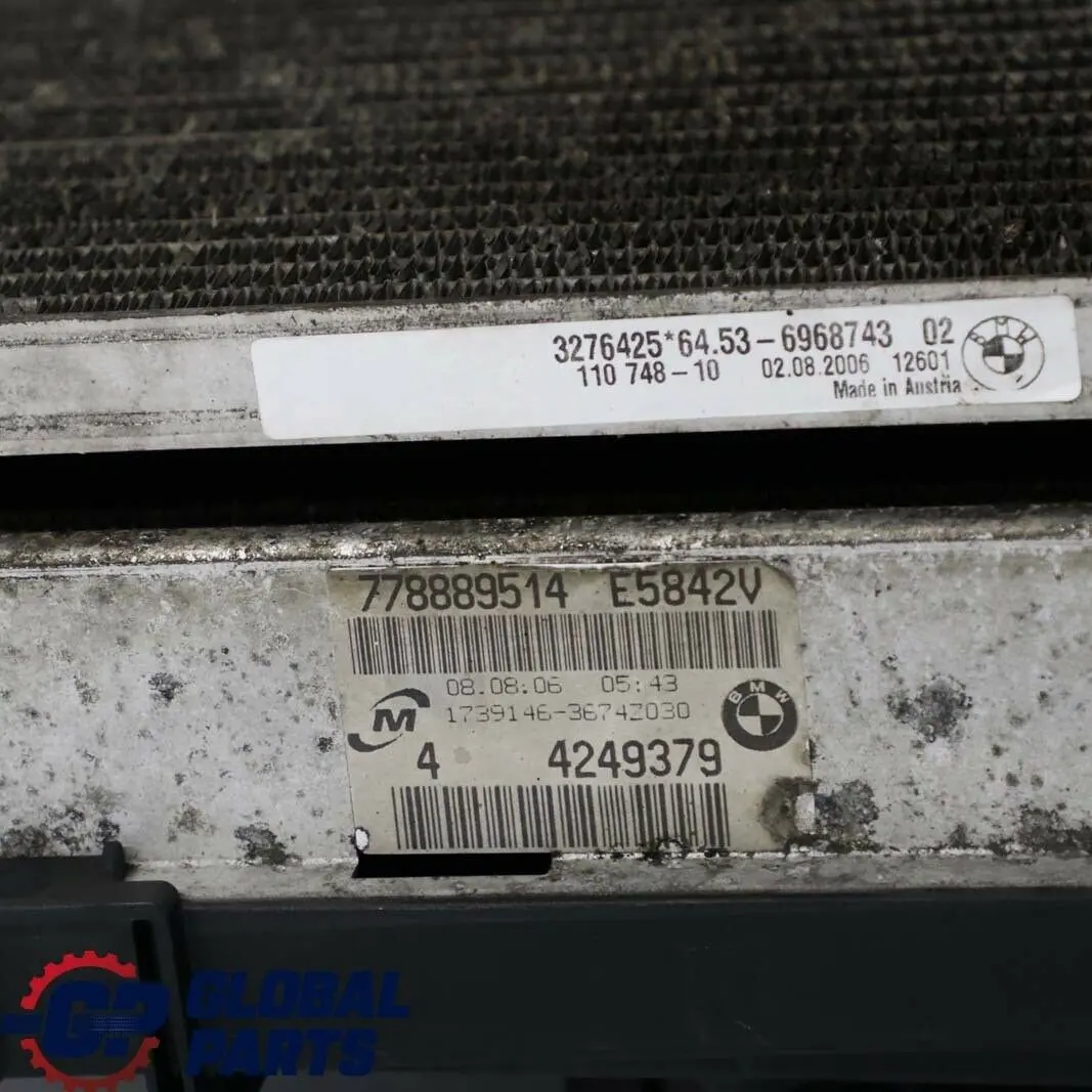 BMW E81 E87 E90 Diesel N47 Set Radiatore Liquido Raffreddonneto Ventola - SKU 7801993-1 - Numero di parte 7524916