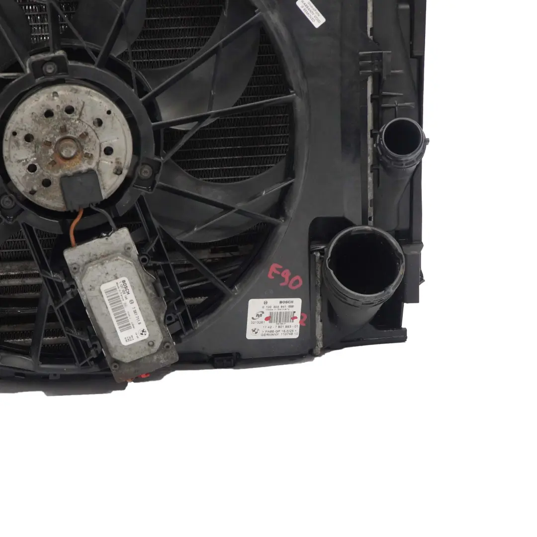 Complete Set Radiator Fan Housing DIESEL N47 to BMW 1 3 SERIES E81 E87 LCI E90 E91 with Part number 7801993 BMW 1 3 SERIES E81 E87 LCI E90 E91 Complete Set Radiator Fan Housing DIESEL N47 - SKU 7801993-2 - Part number 7801993