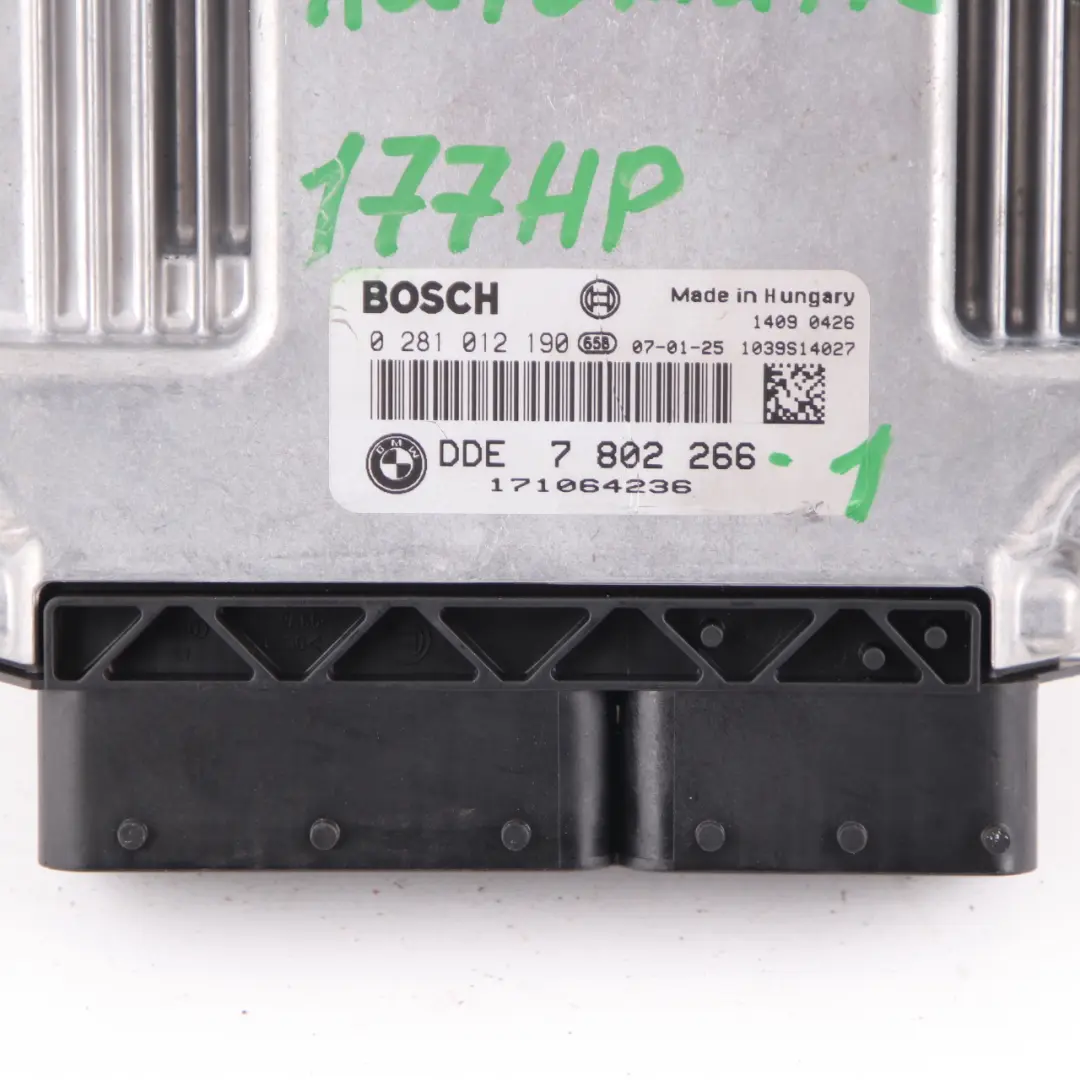 M57N 177HP ECU Kit DDE + CAS3 + Key Automatic to BMW E60 E61 525d with Part number 7802266 BMW E60 E61 525d M57N 177HP ECU Kit DDE + CAS3 + Key Automatic - SKU 7802266-1 - Part number 7802266