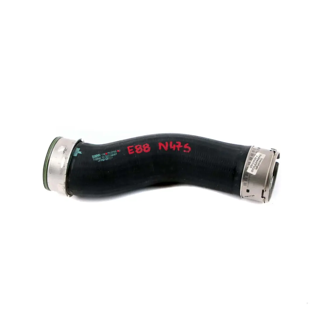 BMW E84 23dX E82 E88 123d N47S Ladeluftschlauch Ansaugung Ladeluftkühler Rohr - SKU 7802755 - Teilenummer 7802755