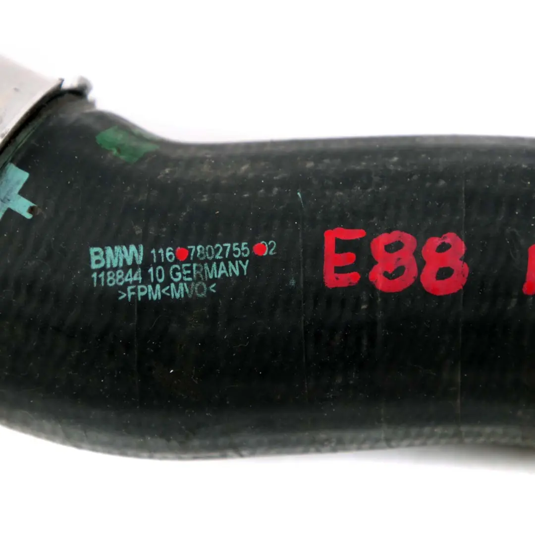 BMW E84 23dX E82 E88 123d N47S Manguera de aire carga Tubo admisión Intercooler - SKU 7802755 - Número de pieza 7802755