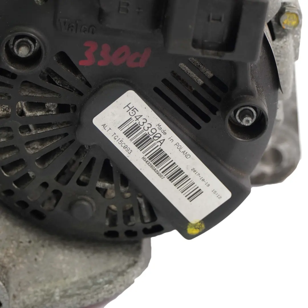 BMW 1 3 E87 E90 E91 E92 M47N2 M57N2 Alternator Bosch Diesel 150A 0 986 080 580 - SKU 7802927-1 - Part number 7802927