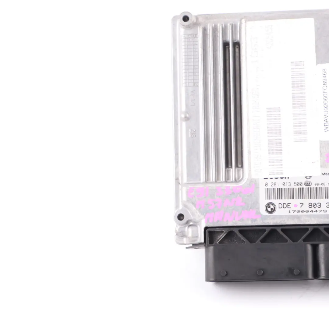 M57N2 231HP ECU Engine Control Unit DDE Manual to BMW E60 E90 330d 530d with Part number 7803369 BMW E60 E90 330d 530d M57N2 231HP ECU Engine Control Unit DDE Manual - SKU 7803369-8 - Part number 7803369