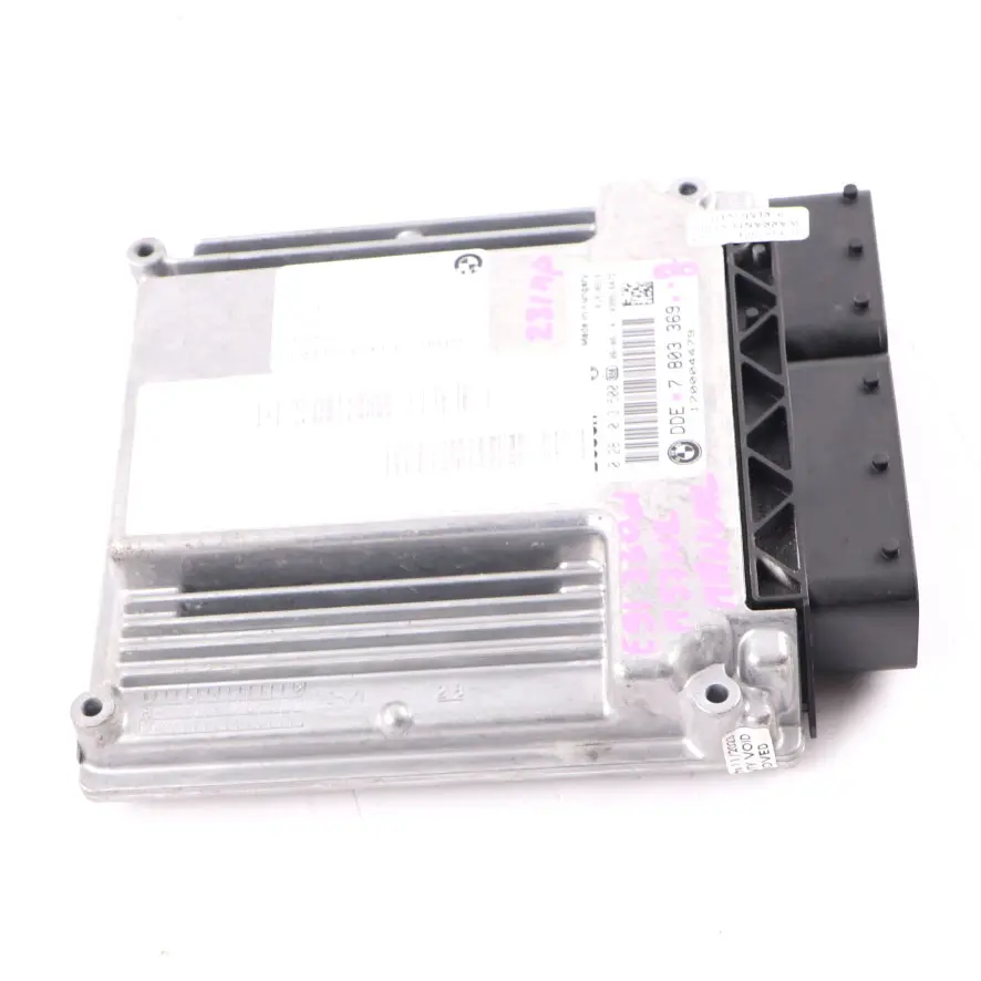 BMW E60 E90 330d 530d M57N2 231HP ECU Engine Control Unit DDE Manual - SKU 7803369-8 - Part number 7803369