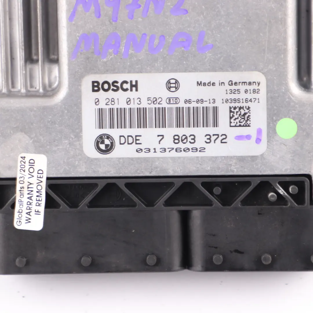 M47N2 122HP Engine ECU KIT DDE CAS3 Key to BMW E87 E90 E91 118d 318d with Part number 7803372 BMW E87 E90 E91 118d 318d M47N2 122HP Engine ECU KIT DDE CAS3 Key - SKU 7803372-1 - Part number 7803372