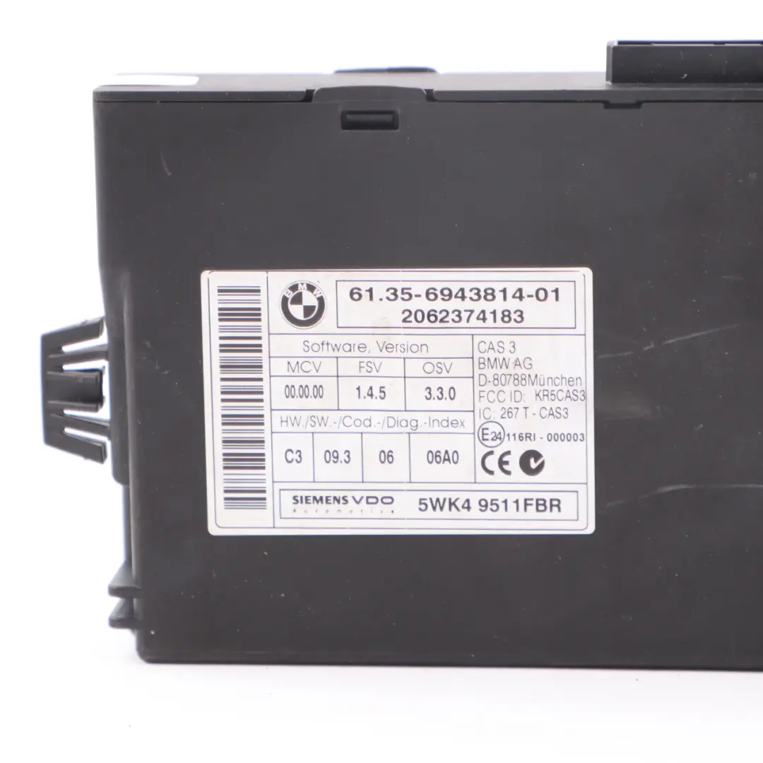 M47N2 122HP Engine ECU KIT DDE CAS3 Key to BMW E87 E90 E91 118d 318d with Part number 7803372 BMW E87 E90 E91 118d 318d M47N2 122HP Engine ECU KIT DDE CAS3 Key - SKU 7803372-1 - Part number 7803372