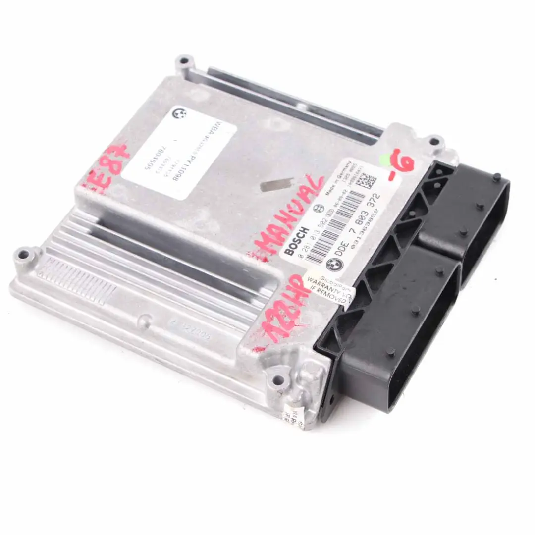 M47N2 122HP Engine Unit Module ECU DDE Manual to BMW E87 E90 E91 118d 318d with Part number 7803372 BMW E87 E90 E91 118d 318d M47N2 122HP Engine Unit Module ECU DDE Manual - SKU 7803372-6 - Part number 7803372