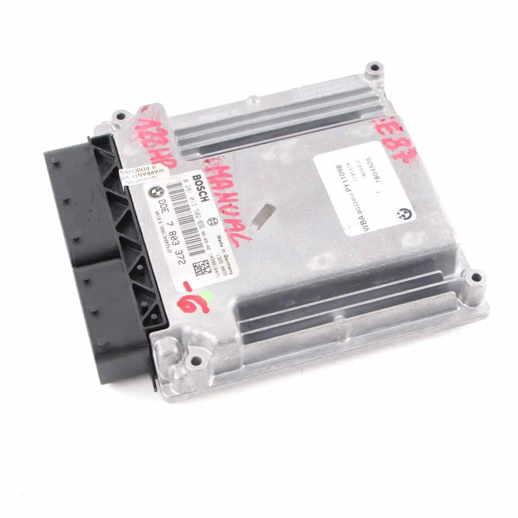 M47N2 122HP Engine Unit Module ECU DDE Manual to BMW E87 E90 E91 118d 318d with Part number 7803372 BMW E87 E90 E91 118d 318d M47N2 122HP Engine Unit Module ECU DDE Manual - SKU 7803372-6 - Part number 7803372