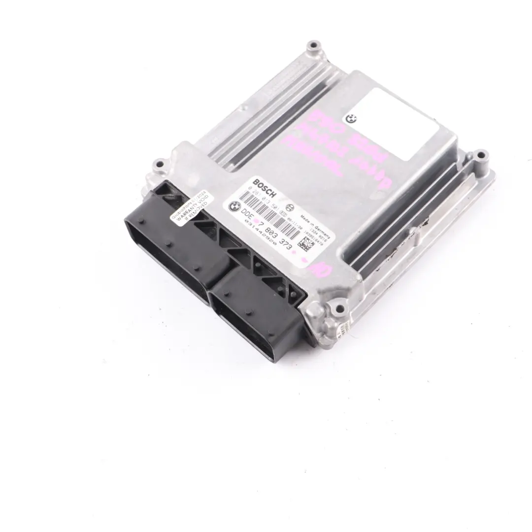 BMW E87 E90 E60 120d 320d 520d M47N2 163HP Engine Unit ECU DDE Manual - SKU 7803373-10 - Part number 7803373