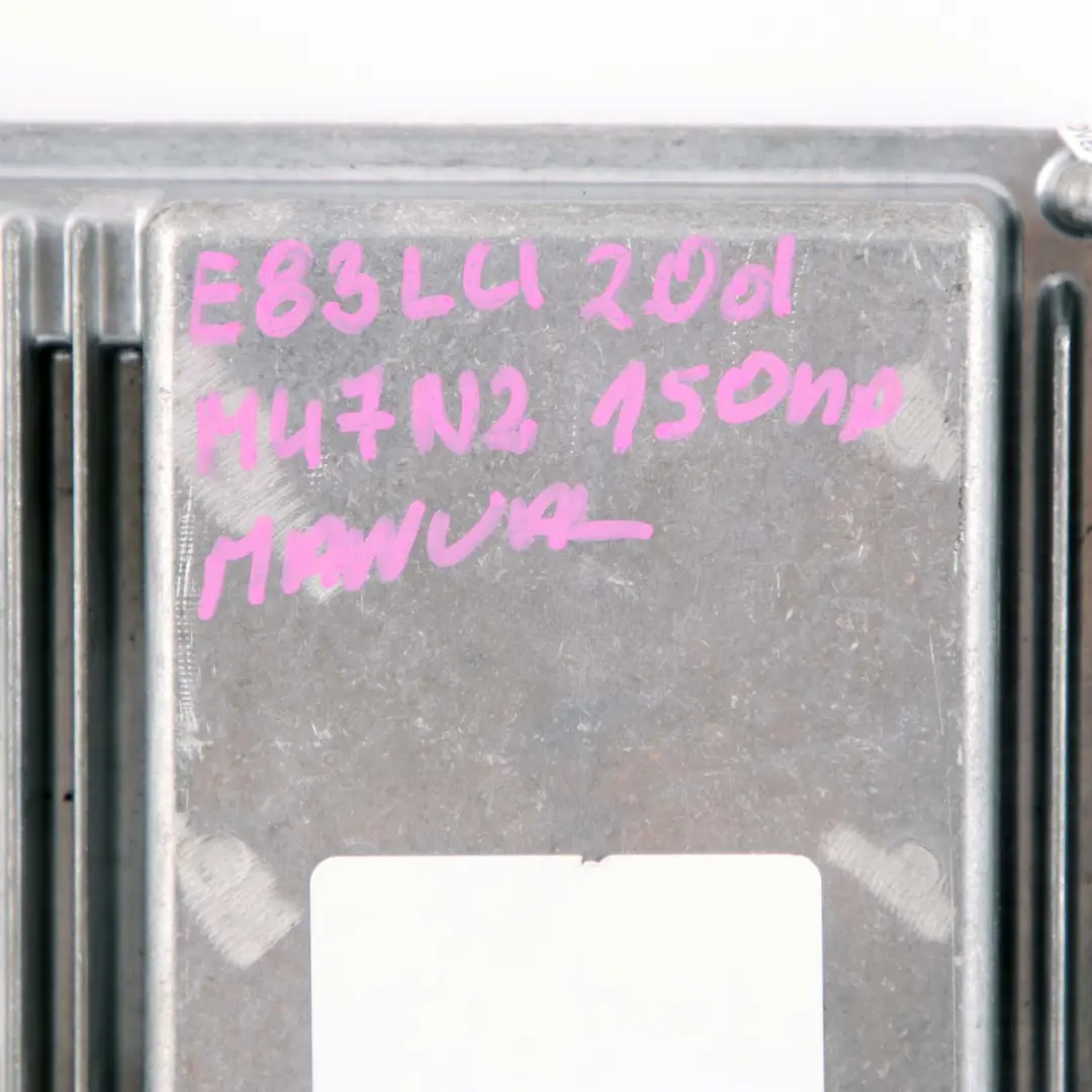 M47N2 2.0d 150HP ECU Unidad Control del Motor DDE Manual para BMW X3 E83 LCI con número de pieza 7803373 BMW X3 E83 LCI M47N2 2.0d 150HP ECU Unidad Control del Motor DDE Manual - SKU 7803373-7 - Número de pieza 7803373