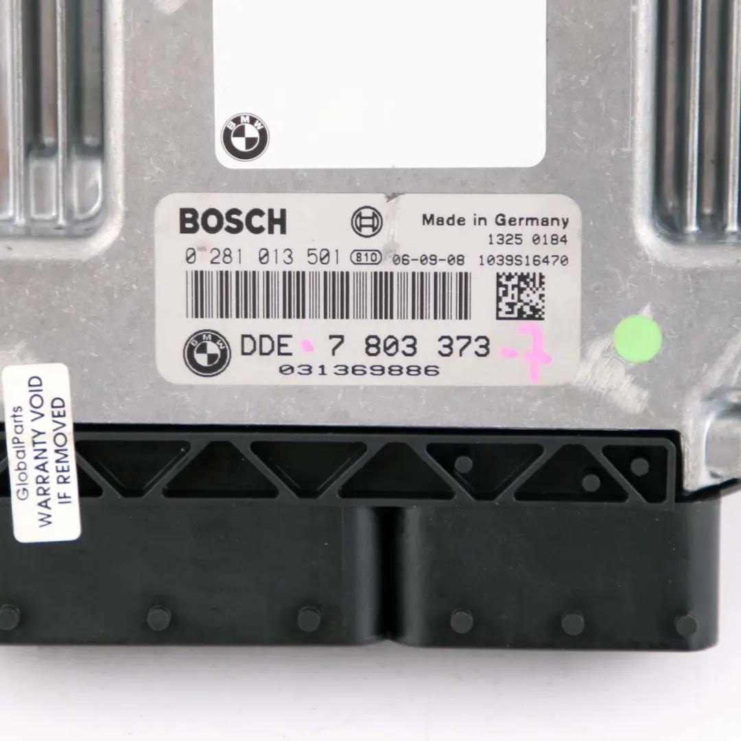 BMW X3 E83 LCI M47N2 2.0d 150HP ECU Unità controllo motore DDE Manuale - SKU 7803373-7 - Numero di parte 7803373