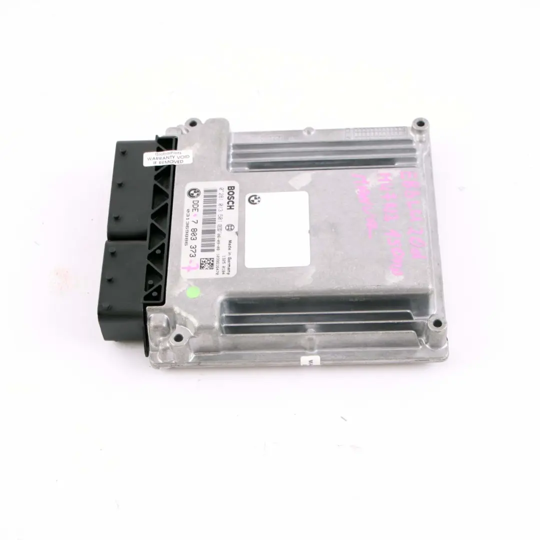 M47N2 2.0d 150HP ECU Motorsteuergerät ECU DDE Handbuch für BMW X3 E83 LCI mit Teilenummer 7803373 BMW X3 E83 LCI M47N2 2.0d 150HP ECU Motorsteuergerät ECU DDE Handbuch - SKU 7803373-7 - Teilenummer 7803373